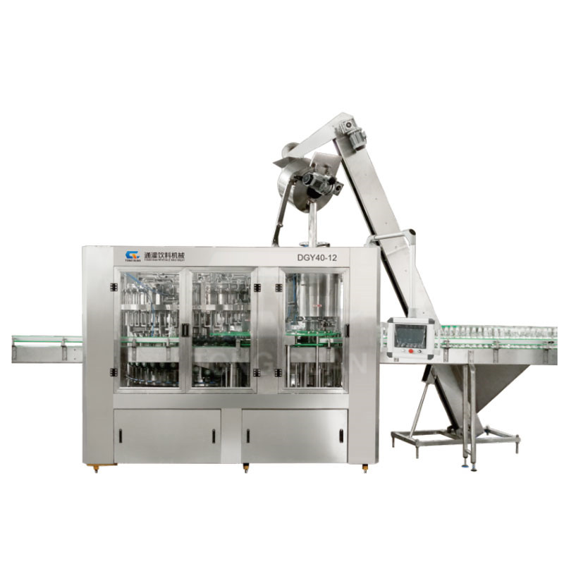 玻璃瓶含氣飲料灌裝機(jī) Glass bottle carbonated beverage fillin···